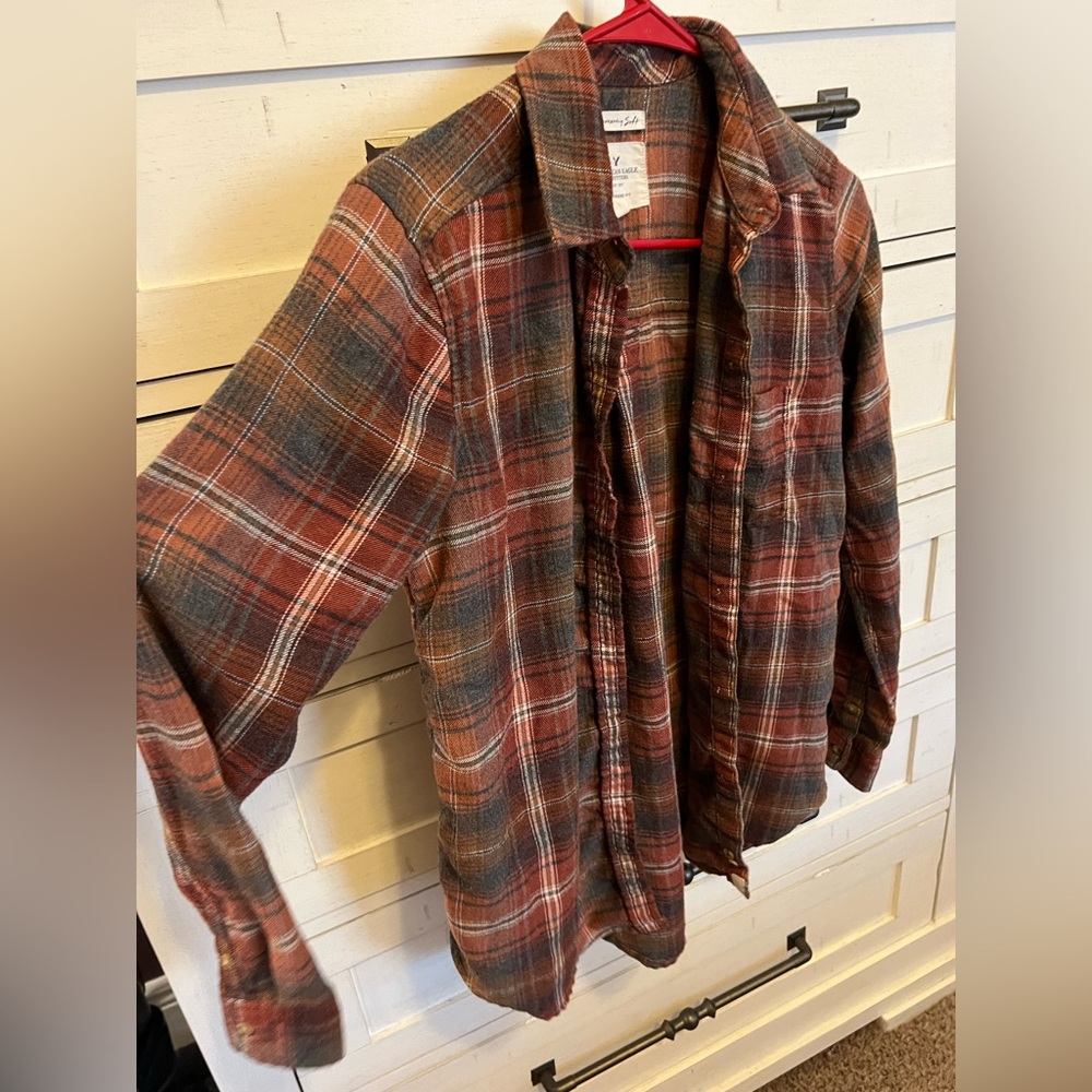 American eagle flannel size xsmall